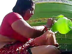 Desi Village boliwood casting wife bathing video full open