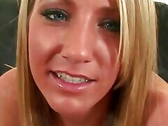 Interracial tiny teen cameltoe pussy with Barbie Cummings a light-haired slut