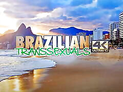 BRAZILIAN TRANSSEXUALS - Ultimate Bareback T-Lesbian Fucked