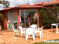 Two Teen Brazilian Girls try Lesbian all down xxx for First Time