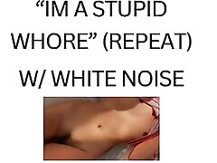 एक बेवकूफ वेश्या सफेद शोर एएसएमआर