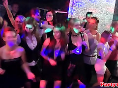 European party amateur cocksucking on dancefloor