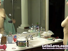 Lelu Love-Voyeur Spying On Shower Oiling Blowdry