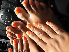 Porscha Оранжевые Ногти