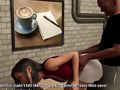 Innocence or Cash: Slutty Waitress Is Doing Naughty Things with Her Boss in the Office - Episode 11