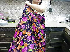 bhabhi alon in kitchen and coming my room to fuck and ride hard cock