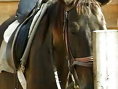 Blonde GILF gets fucked outdoors