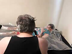 Jul 24 2024 - VacPacked with my blue supersoft lifevest heavy rubber sheeting kevlar vest and leather