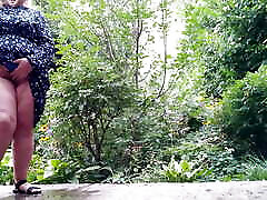 Sweet mother-in-law helps her son-in-law pee and pees while standing