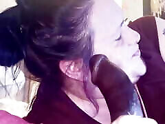 Hot Thick Midget Suck and Slurping on a BBC