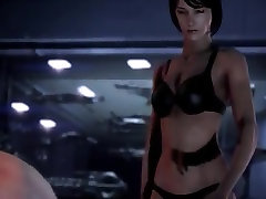 Mass Effect 3 All Romance blowjob in shop Scenes Female Shephard