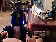 Testing XT5 Auto Stroker Toy on my uncut dick into till I CUM Part 2 Testing XT5 Auto Stroker Toy on my uncut dick into till I CUM Part 2