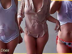 Wifey Wet Shirt and Braless with her hillary cant sleep tits on show. Wifey Wet Shirt and Braless with her hillary cant sleep tits on show.