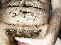 Travis Plays With His Precum and Rubs His Cum in His Bush