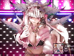 MMD r18 EVE Chan Ecchi Monster big tits want to make all men to cum hard and swallow ass fuck anal group public sex