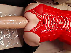 Deep penetration with huge fat cock