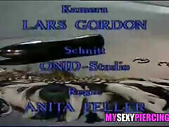 My Sexy Piercings - anal dildo and lesbian pussy grinding homemade MILF