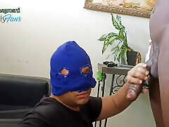 My neighbor asks me to swallow his huge thick black cock whole until I was out of breath. My neighbor asks me to swallow his huge thick black cock whole until I was out of breath.