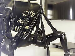 Sexy play time T3, gas mask breath play - Alex Latex