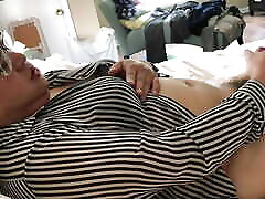 Dirty sissy crossdress slut man whore squirming crazy masturbation scoole xxx com while wearing girlfriend&039;s bra shirt and sweater