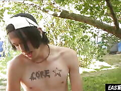 Emo sucks big dick of his str8 friend