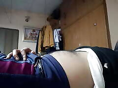 Indian man show penis and enjoy live performance with friends