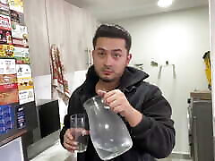 Pizza delivery man collects the tip with his customer&039;s ass, leaves it open and full of hot milk Pizza delivery man collects the tip with his customer&039;s ass, leaves it open and full of hot milk