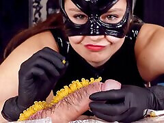 100 Needles Stuck Through the Hard Slave Cock 100 Needles Stuck Through the Hard Slave Cock
