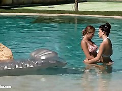 Poolside Lust by Sapphic Erotica - lesbian stepmom riding cock hindi audio mms indian with