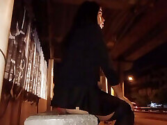 I was playing with my dildo on the side of the road as cars were passing by.