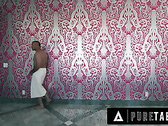 PURE TABOO Humiliated Ana Foxxx Watches Ex-Husband Bust A Facial On August Skye In Raw Betrayal