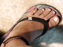 Milking my cock hard while looking at my feet until I orgasm