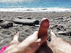 First time on a beautyful women faking Beach First time on a beautyful women faking Beach