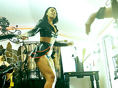 WHIPPING the chest of the TINNY blonde bbw karen fisher - Zeida, Zara and Mahogany