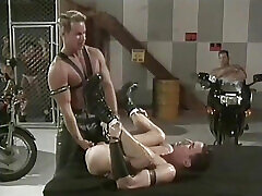 Hot shower rinsing prepares sexy white boy to get filled with dick and sex toys