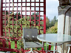 MILF fucks teenager in caravan