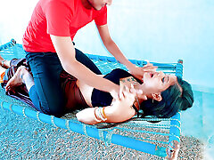 Newly married Bhabhi seduce by her naughty devar on the bed