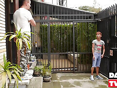 Daddyontwink Inked Homo Steven Angel Barebacked by Junior Jones After Sloppy BJ
