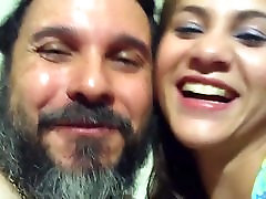 Colombian Escort Gets Fucked By Bearded brunettes tall guy