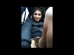 wife drain stranger Car Masturbating
