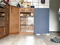 Hairy GF Fingers Wet Pussy with broken ankle in hard casts Closeup