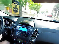 Horny mature mom with high heels and sexy legs in the car in the morning on the way to the office Horny mature mom with high heels and sexy legs in the car in the morning on the way to the office