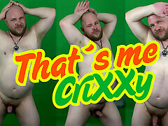 Gay pierced, unshaven bear shows himself uncensored naked and in all his glory