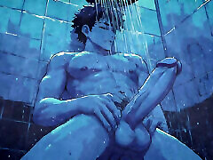 Erotic Male Audio: Watching Me Jerk Off After Our Shower