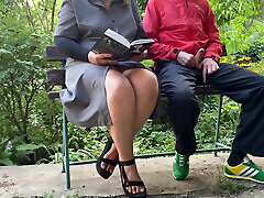 My stepmother helps me prepare for my literature exam