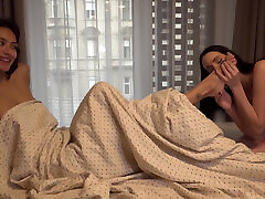 Two Sexy Chicks Worshiping Their Beautiful Feet