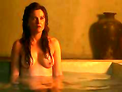 Spartacus: Lucy Lawless and Viva tits swinging doggy topless