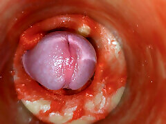 Cum without sperm. Excellent internal camera. 4K