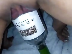MissXXXandPAIN - Riding a wine bottle