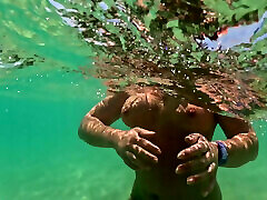 Naked in Paradise - Underwater Ocean Playtime